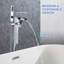 Robinet de baignoire autoportant monocommande à fixation au sol avec douche à main-59721699