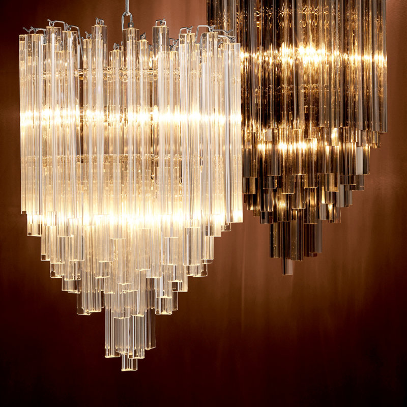 Salerno 4 - Light Chandelier, Brass
