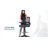 Backed Ergonomic Active Stool with Footrest
