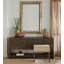 Gaborone Rectangle Leather Mirror