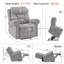 Gordian Lift Assist Recliner with Massager-68833448