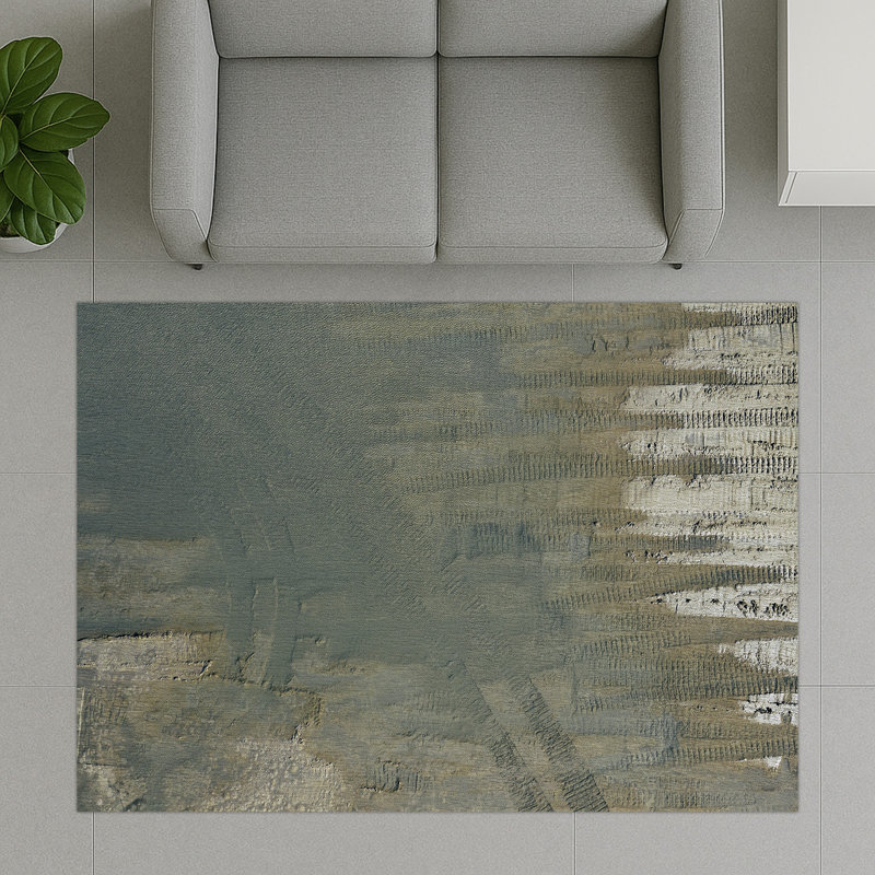 Abstract Area Rug, Rectangle 155 x 230 cm