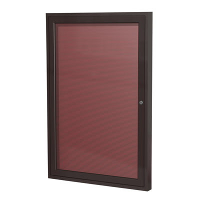 Enclosed Flannel Letter Board Ghent Felt Freestanding and Wall Letter Board