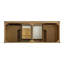 Breckenridge 59.88'' W Double Bathroom Vanity Base-645385209