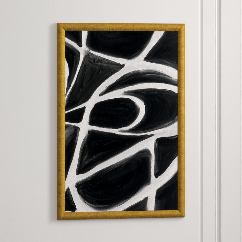 Delineated View 2' Framed Print on Canvas