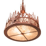 Ducks In Flight 4 - Light Chandelier