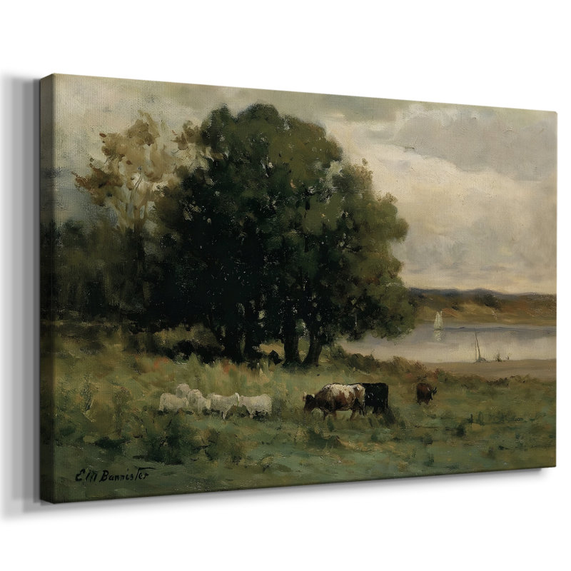Paysage rétro - DLLXI, H 33 po x l 49 po