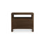 Table de chevet Tide brun foncé