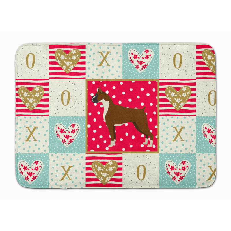 Tapis de cuisine en mousse mémoire love Shanaya, Boxer