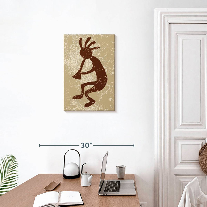 Lelar Native American Deity Grunge, 24" H x 16" W
