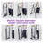 2-in-1 Folding Step Ladder & Hand Truck, Portable 3-Step Steel Ladder with Handles, Wheels & Platform, 300 lbs Capacity Tool Cart, Dolly for Moving, Home, Garage, Workshop