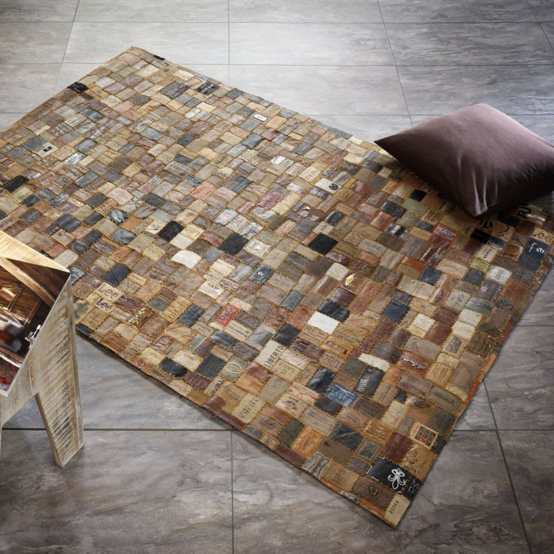 Margrett Abstract Hand Woven Area Rug, Rectangular 200 x 300cm