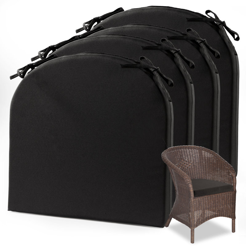 Outdoor 2'' Seat Cushion, Black