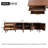 TV Stand with 3 Cabinets & 2 Drawers, Rattan-inspired Media Console Table for TVs up to 80''-1558735142