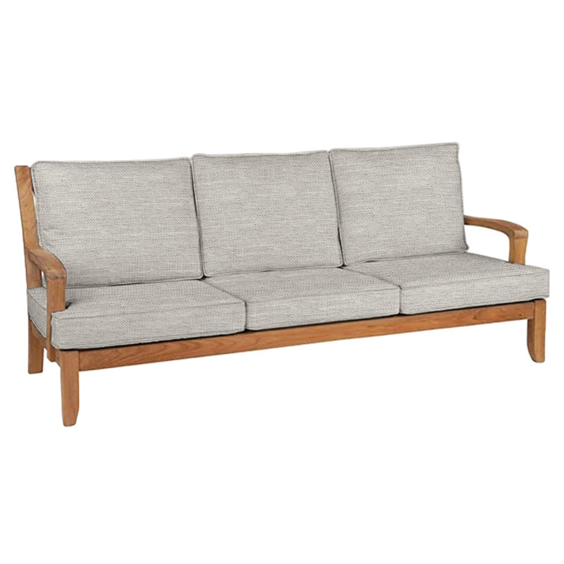 Somerset Outdoor 3 - Seat Patio Sofa, Fog Rain