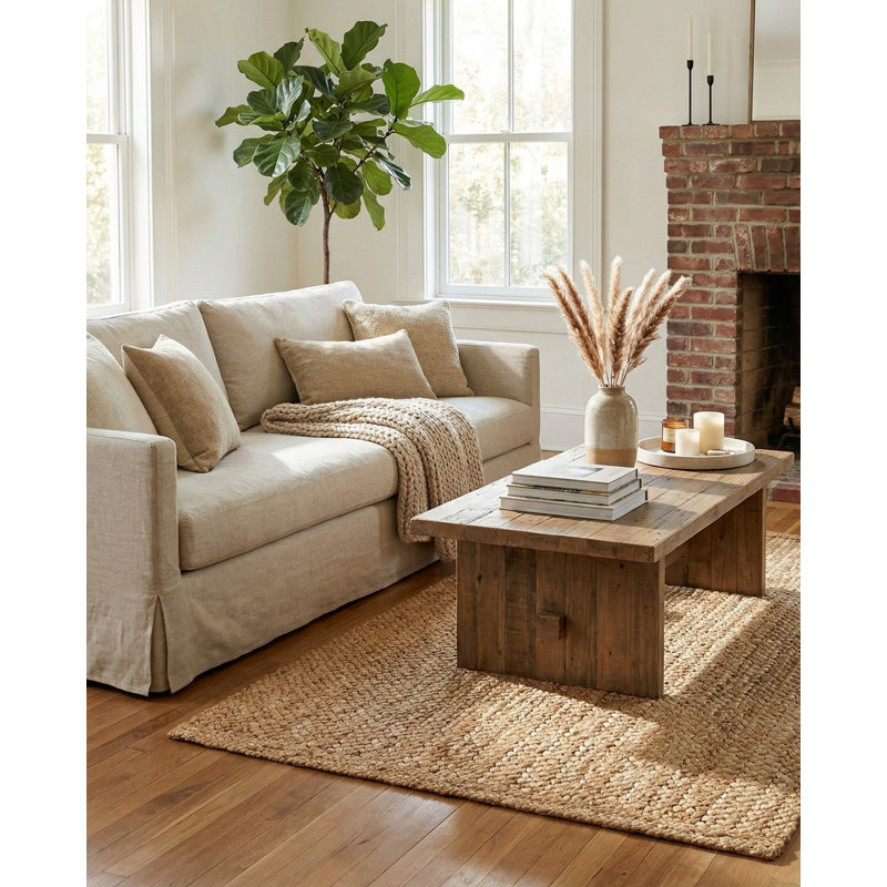  Tapis en jute tressé Braye Heirloom, Rectangle 9 pi x 12 pi