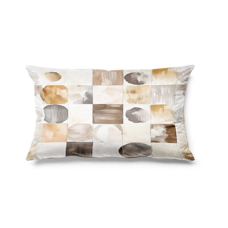 Coussin Patchwork, H 12 po x l 20 po