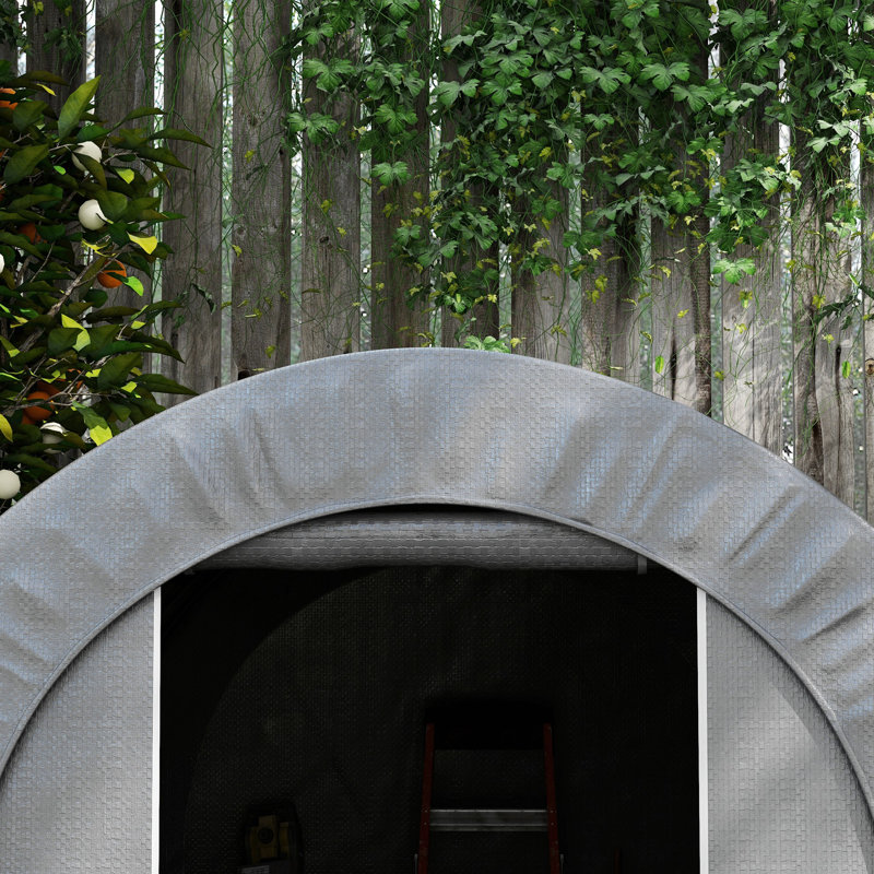 Tente de rangement de jardin 6 pi x 8 pi Outsunny