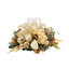 Holiday Candleholder Centerpiece with Hydrangeas, Ornaments and Bows
