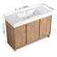 Meuble-lavabo simple 48 po avec plateau en résine