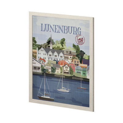 «Lunenburg Go» par Simone, reproduction d'art encadrée sous verre
