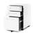 Murrah 41cm Wide 3 -Drawer Mobile Steel File Cabinet-168632749