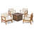 Marlon 4 - Person Patio Conversation Set with Cushions-27468826