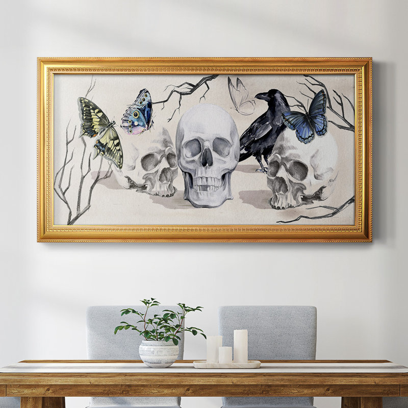 " Nevermore Collection D ", 25" H x 45" W x 1" D