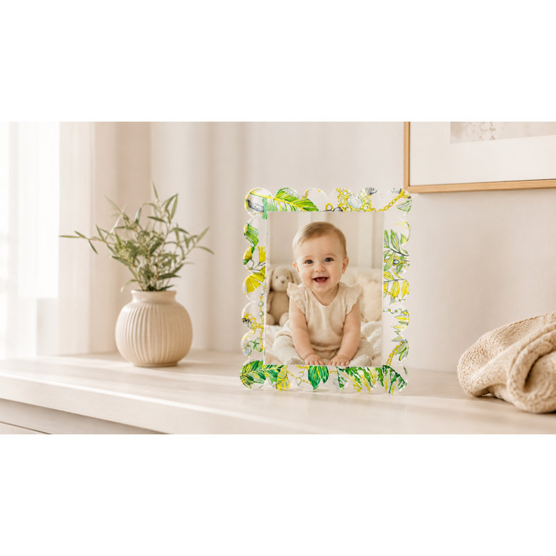 Acrylic Rectangle Picture Frame, 7" x 9"