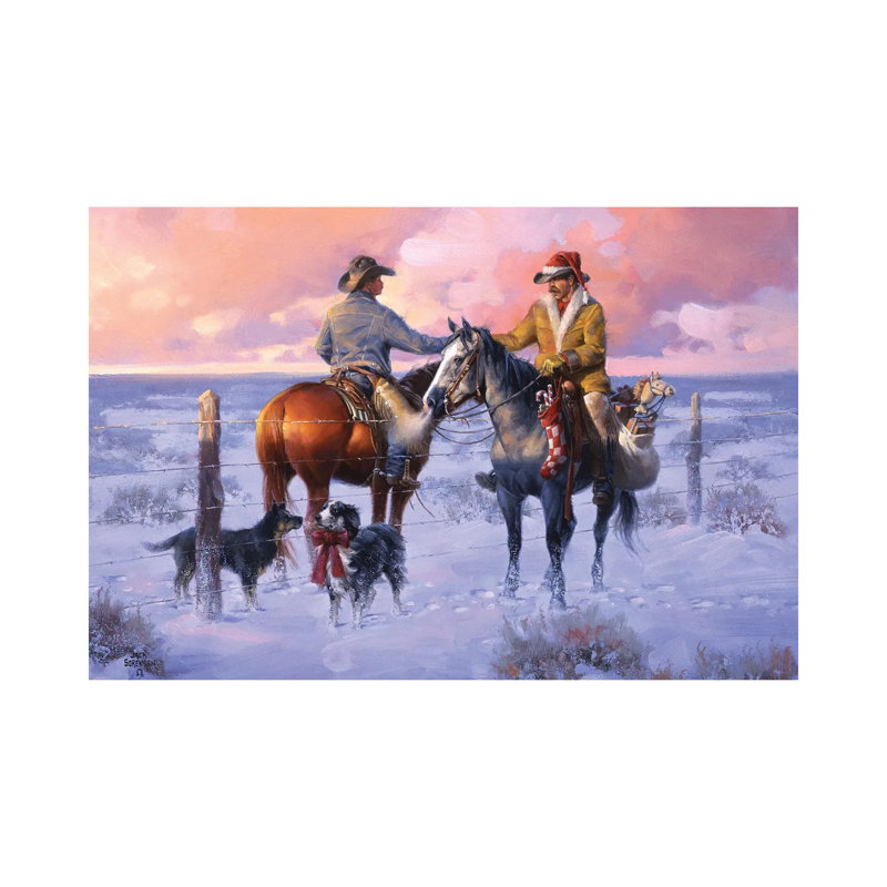 Sharin Christmas With The Neighbors by Jack Sorenson - Wrapped Canvas Print, 66.04 cm H x 45.72 cm W x 3.175 cm D