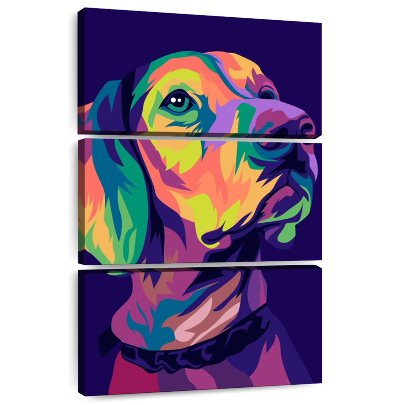 Brampt Labrador Pop, 50" H x 32" W