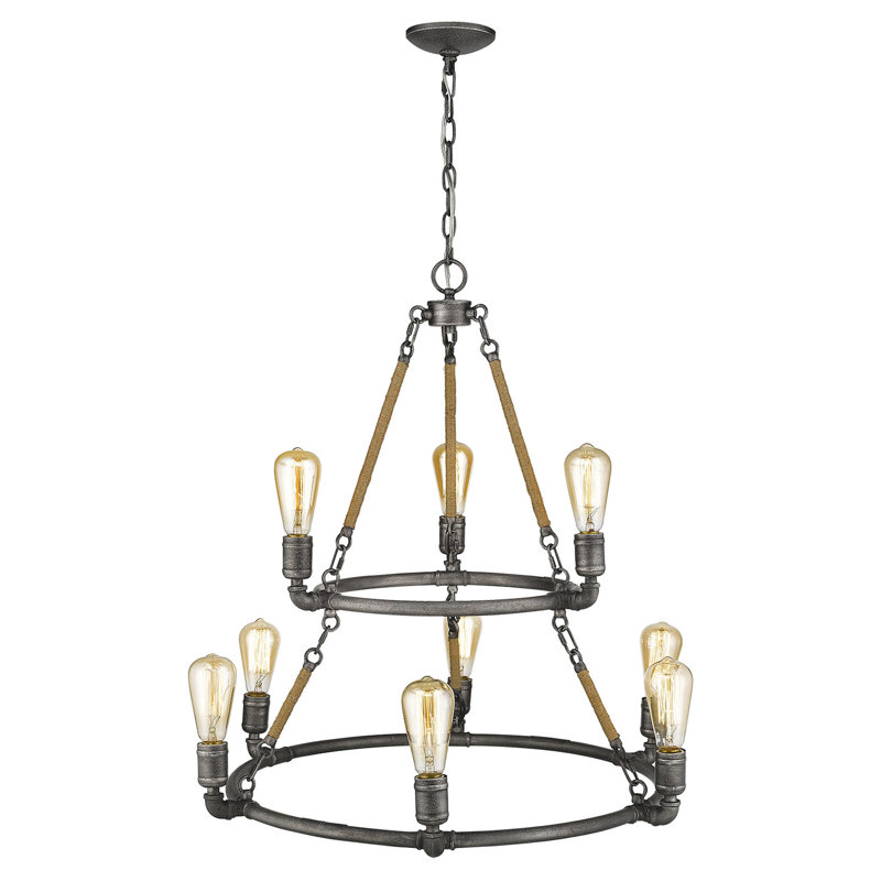 Thorsby 9 - Light Dimmable Tiered Chandelier