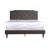 Stylish Black Full Bed With Versatile Design
