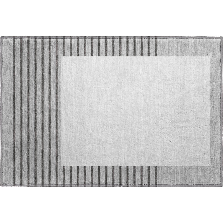 Premium Machine Washable Lyndhurst AMF995 Stripes Rug