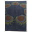 Tapis carré bleu marine Orlando