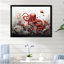 Impression sur toile monochrome corail et pieuvre grise I