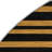HorizontalStripes Brown Indoor and Outdoor Area Rug-742541006