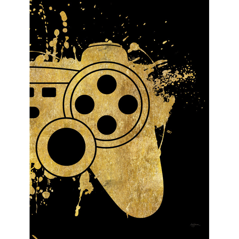 Gamer Splash VII - Imprimé, Oui, H 24 po x l 18 po x P 1,25 po, Impression avec cadre érable