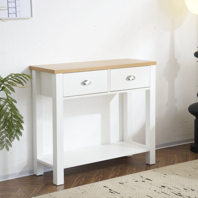 Jacklyn 85cm Console Table, White