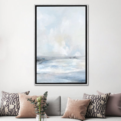 Soft Blue Sea - Wall Art Print - Framed Canvas