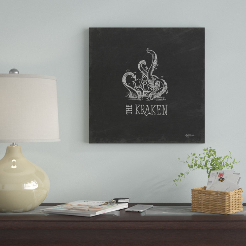« mytheal map ii », reproduction d’impression sur toile tendue, H 18 po x l 18 po x P 1,5 po, Toile avec cadre noir