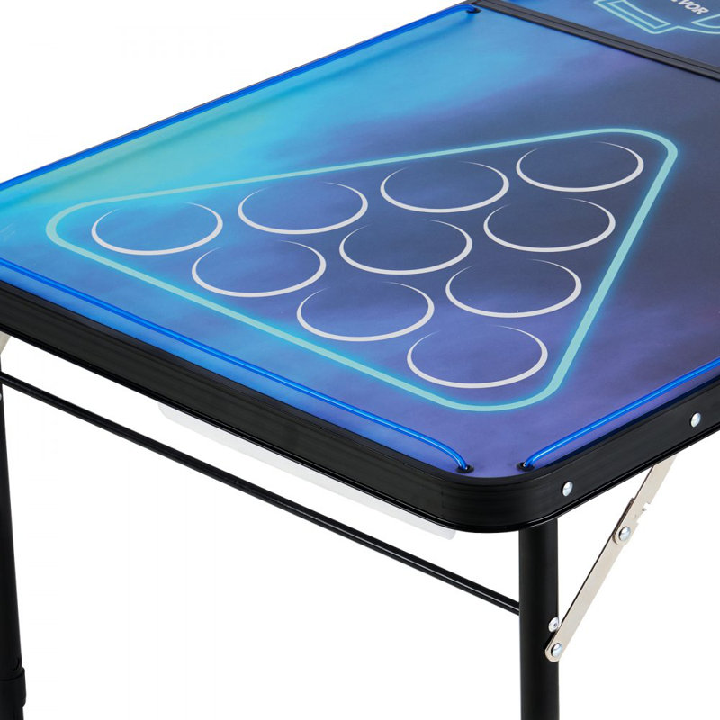 Table de jeu portative à bière 8 pi