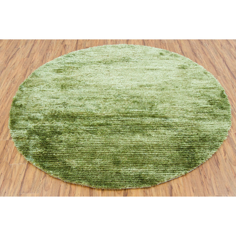 Tapis vert en laine Samons