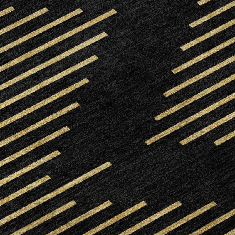 Premium Machine Washable Jahnke AMF1017 Geometric Rug, Rectangle 10' x 14'