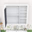Armoire à pharmacie murale avec miroir et rangement dissimulé Xhoana-1574514523