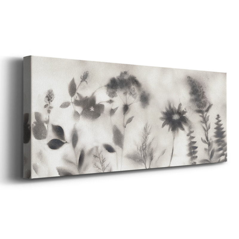 «Misty Wildflower Morning», toile tendue avec châssis, H 8 po x l 20 po x P 1,5 po