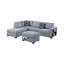 Canapé modulaire réversible avec repose-pieds-1441049804