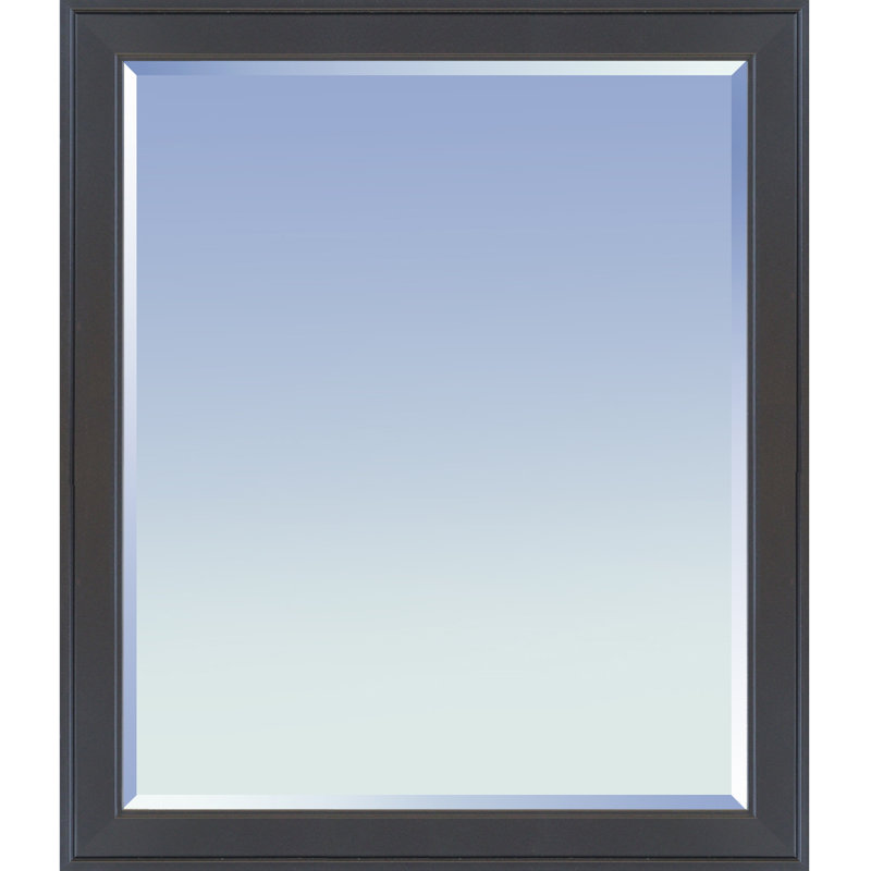 Miroir mural Emelly, Noir, 20 po x 24 po