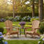 Ensemble de 2 chaises pliantes d'extérieur Adirondack