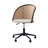 Clarrisa Mid-Century Modern Office Chair with Arc-Shaped Back-1237845549